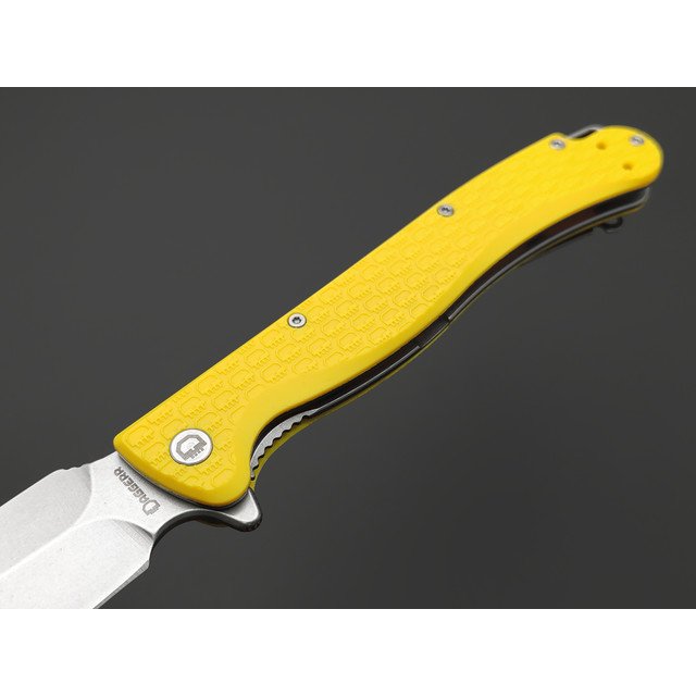 Daggerr нож Vendetta Yellow SW DL сталь 8Cr14MoV стоунвош, рукоять FRN yellow
