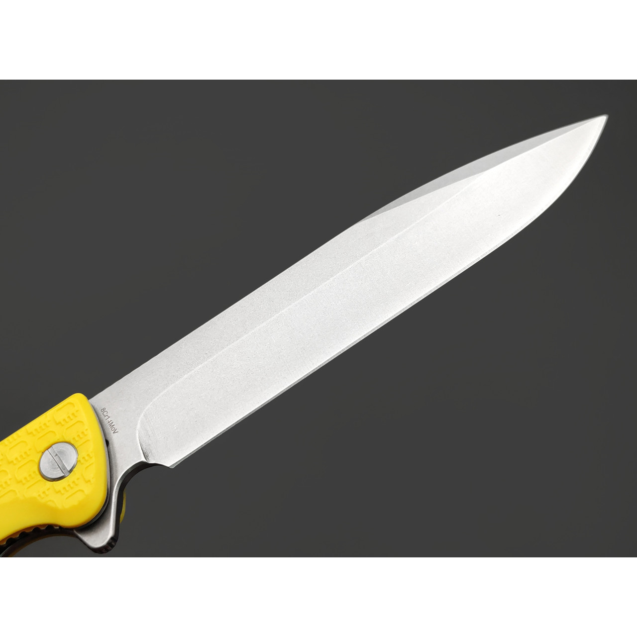 Daggerr нож Finka Yellow SW DL сталь 8Cr14MoV стоунвош, рукоять FRN yellow