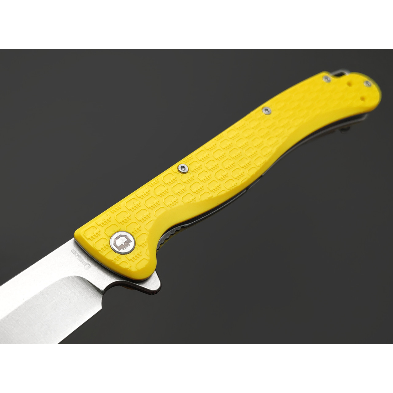 Daggerr нож Finka Yellow SW DL сталь 8Cr14MoV стоунвош, рукоять FRN yellow