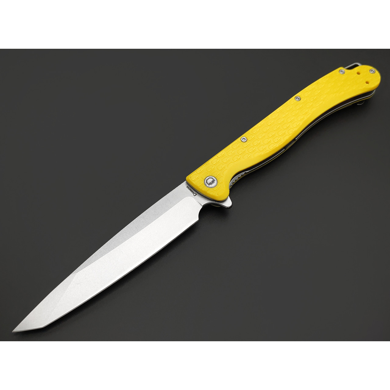 Daggerr нож Shogun Yellow SW DL сталь 8Cr14MoV стоунвош, рукоять FRN yellow