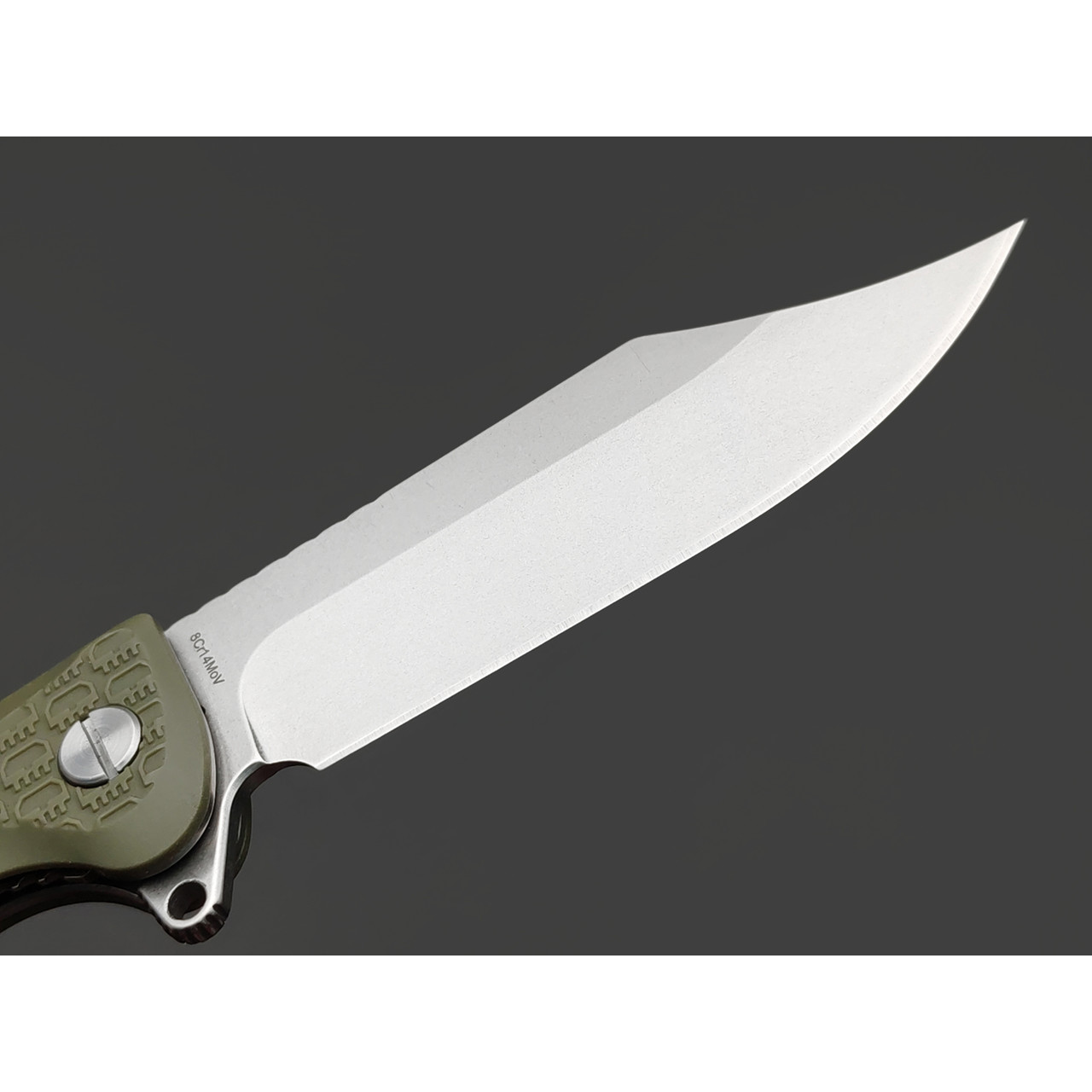 Daggerr нож Powie Olive SW DL сталь 8Cr14MoV стоунвош, рукоять FRN olive