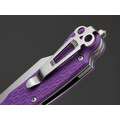 Daggerr нож Powie Purple SW DL сталь 8Cr14MoV стоунвош, рукоять FRN purple