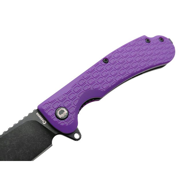 Daggerr нож Wocket Purple BW DL сталь 8Cr14MoV блэквош, рукоять FRN purple