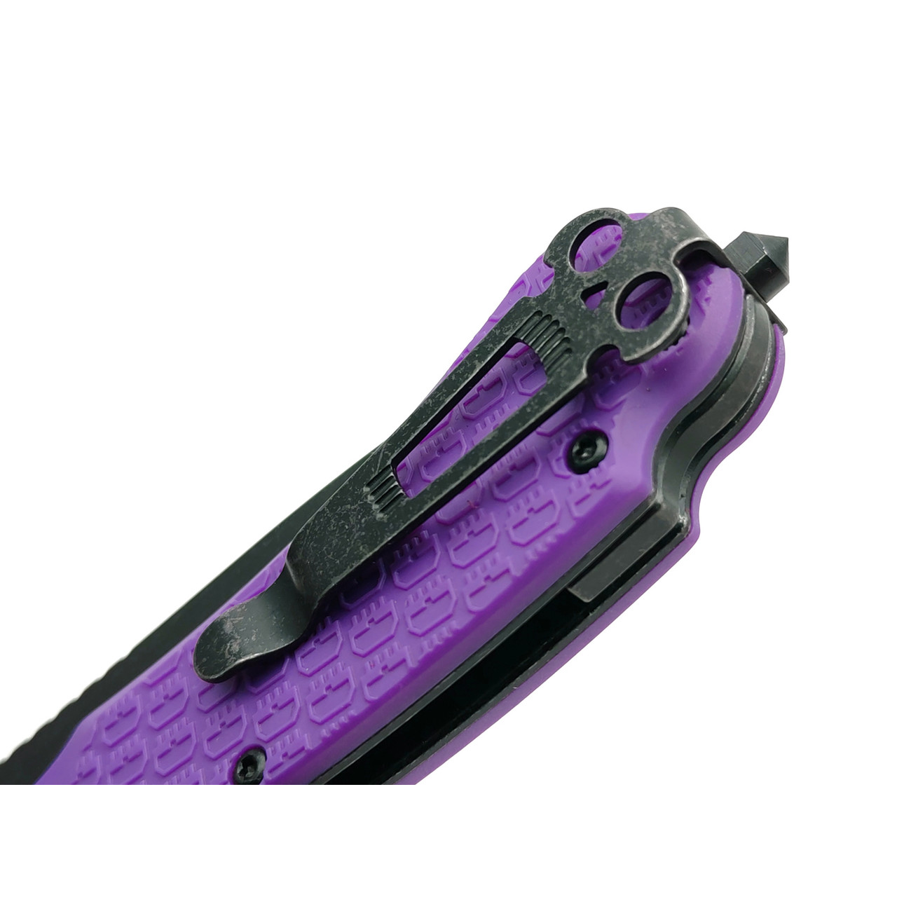 Daggerr нож Wocket Purple BW DL сталь 8Cr14MoV блэквош, рукоять FRN purple