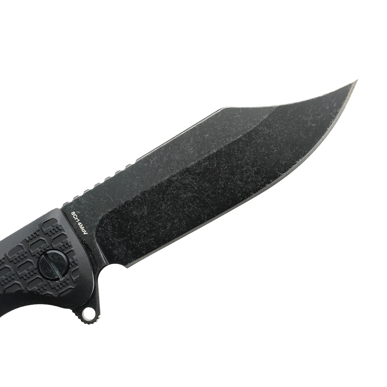 Daggerr нож Powie All Black DL сталь 8Cr14MoV блэквош, рукоять FRN black