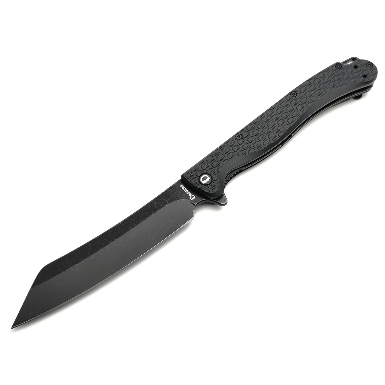 Daggerr нож Tesak All Black DL сталь 8Cr14MoV блэквош, рукоять FRN black