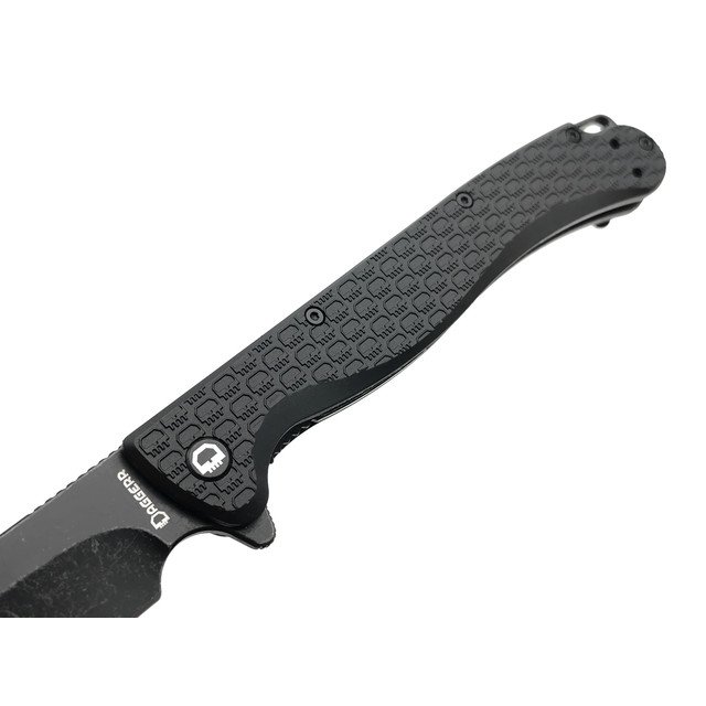 Daggerr нож Tesak All Black DL сталь 8Cr14MoV блэквош, рукоять FRN black
