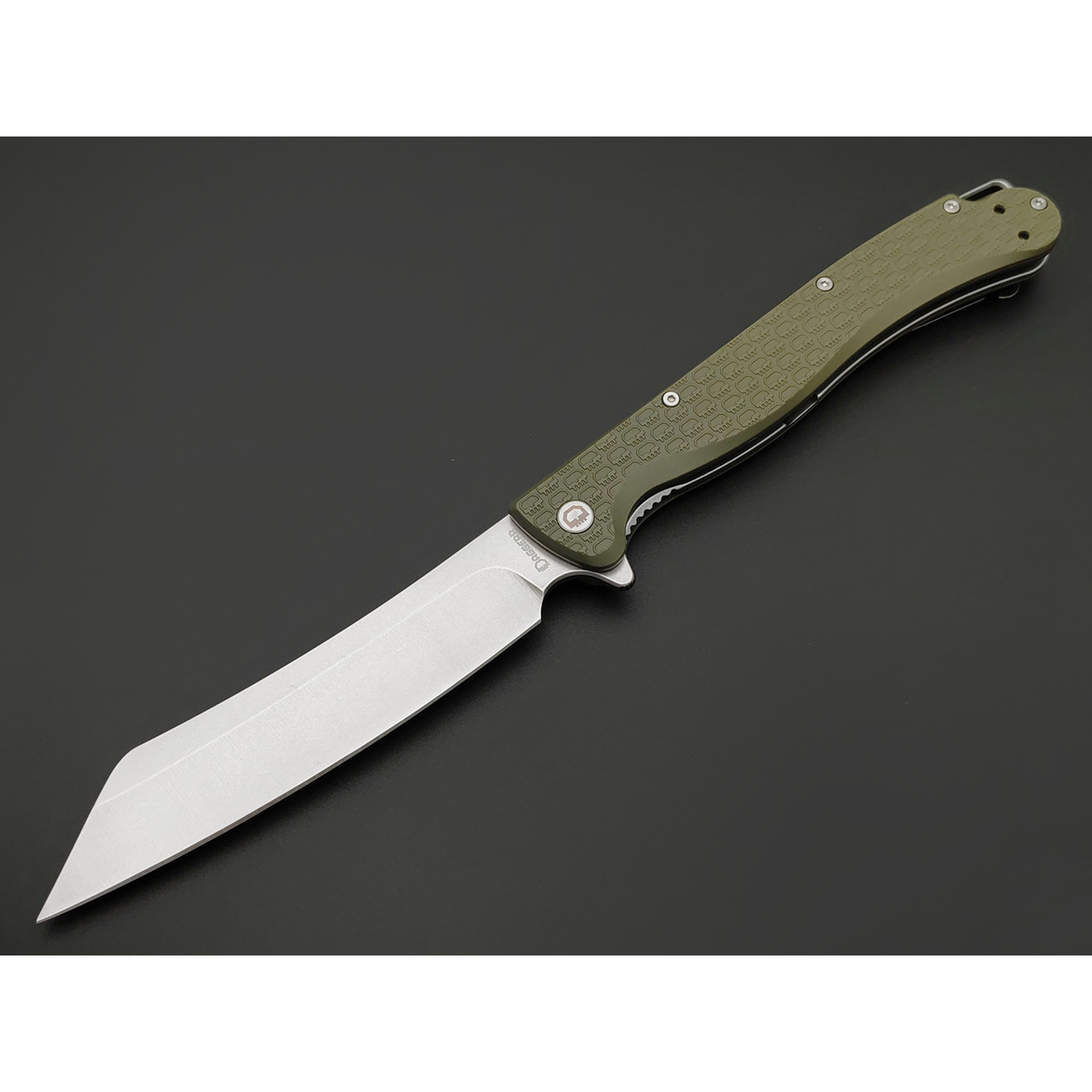 Daggerr нож Tesak Olive SW DL сталь 8Cr14MoV стоунвош, рукоять FRN olive