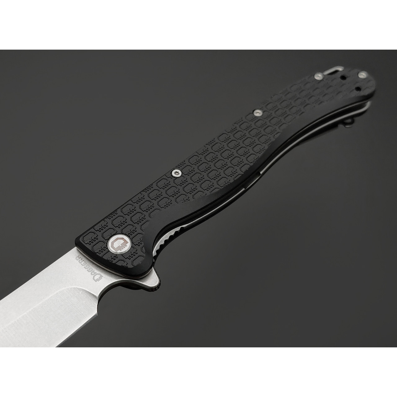 Daggerr нож Tesak Black SW DL сталь 8Cr14MoV стоунвош, рукоять FRN black