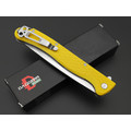 Daggerr нож Shogun Yellow Serrated SW DL сталь 8Cr14MoV стоунвош, рукоять FRN yellow Daggerr нож Shogun Yellow Serrated SW DL сталь 8Cr14MoV стоунвош, рукоять FRN yellow