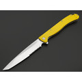 Daggerr нож Shogun Yellow Serrated SW DL сталь 8Cr14MoV стоунвош, рукоять FRN yellow Daggerr нож Shogun Yellow Serrated SW DL сталь 8Cr14MoV стоунвош, рукоять FRN yellow