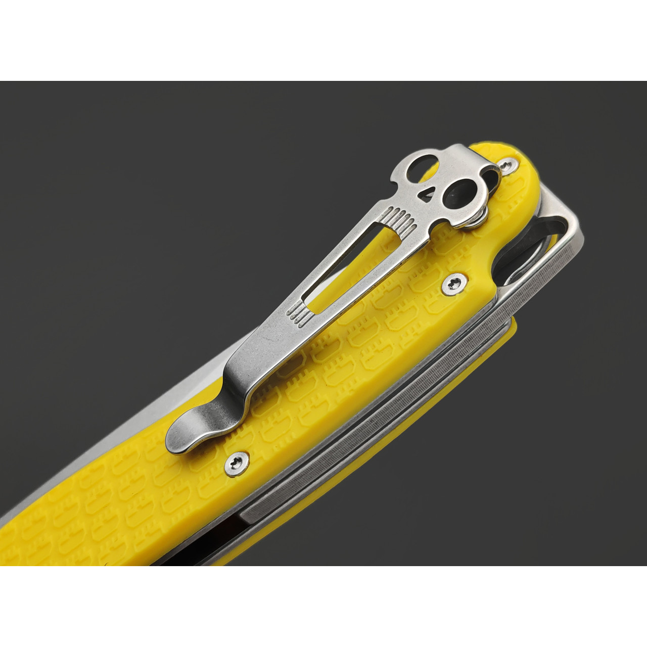 Daggerr нож Shogun Yellow Serrated SW DL сталь 8Cr14MoV стоунвош, рукоять FRN yellow