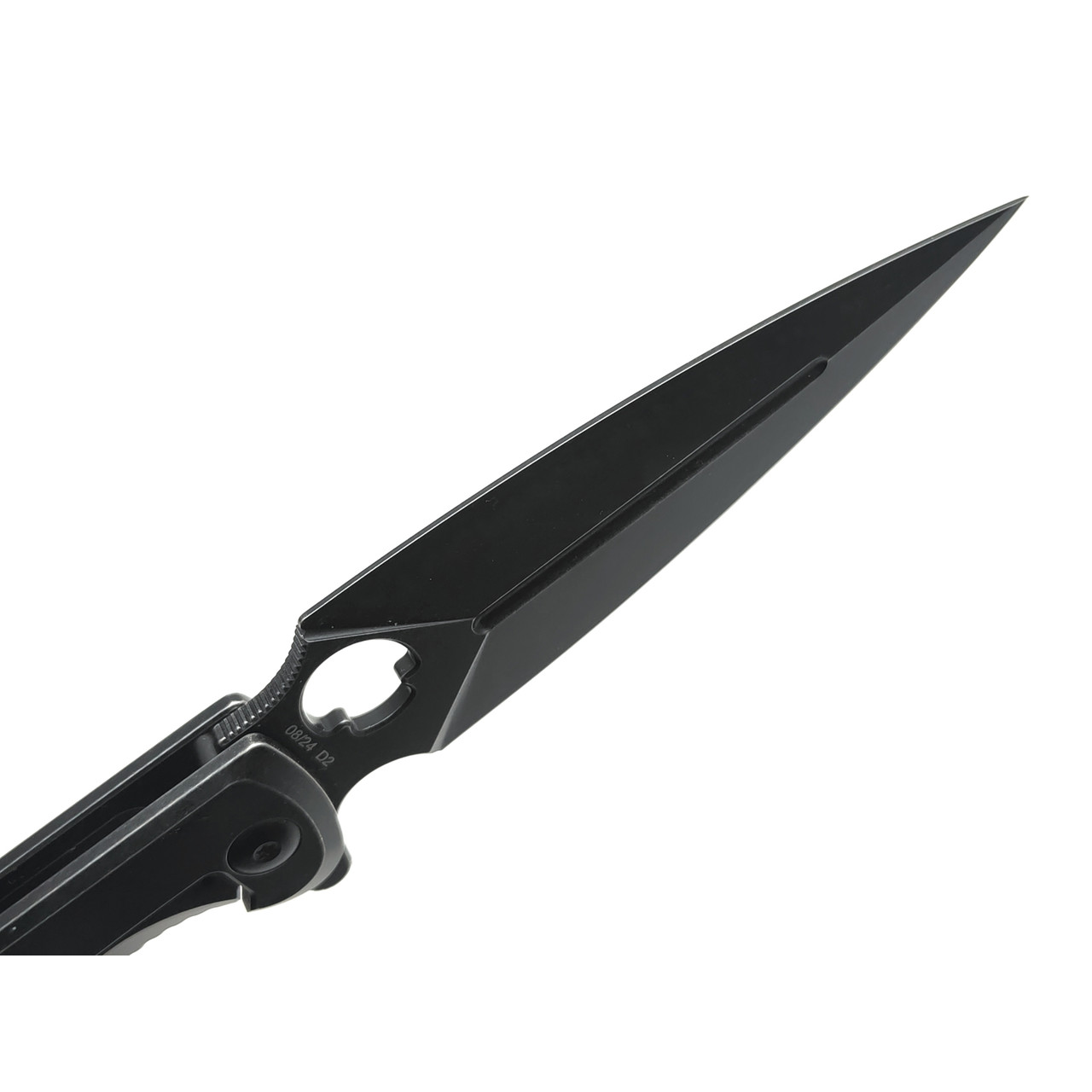 Daggerr нож Arrow Flipper frame lock all black сталь D2 блэквош, рукоять Steel блэквош