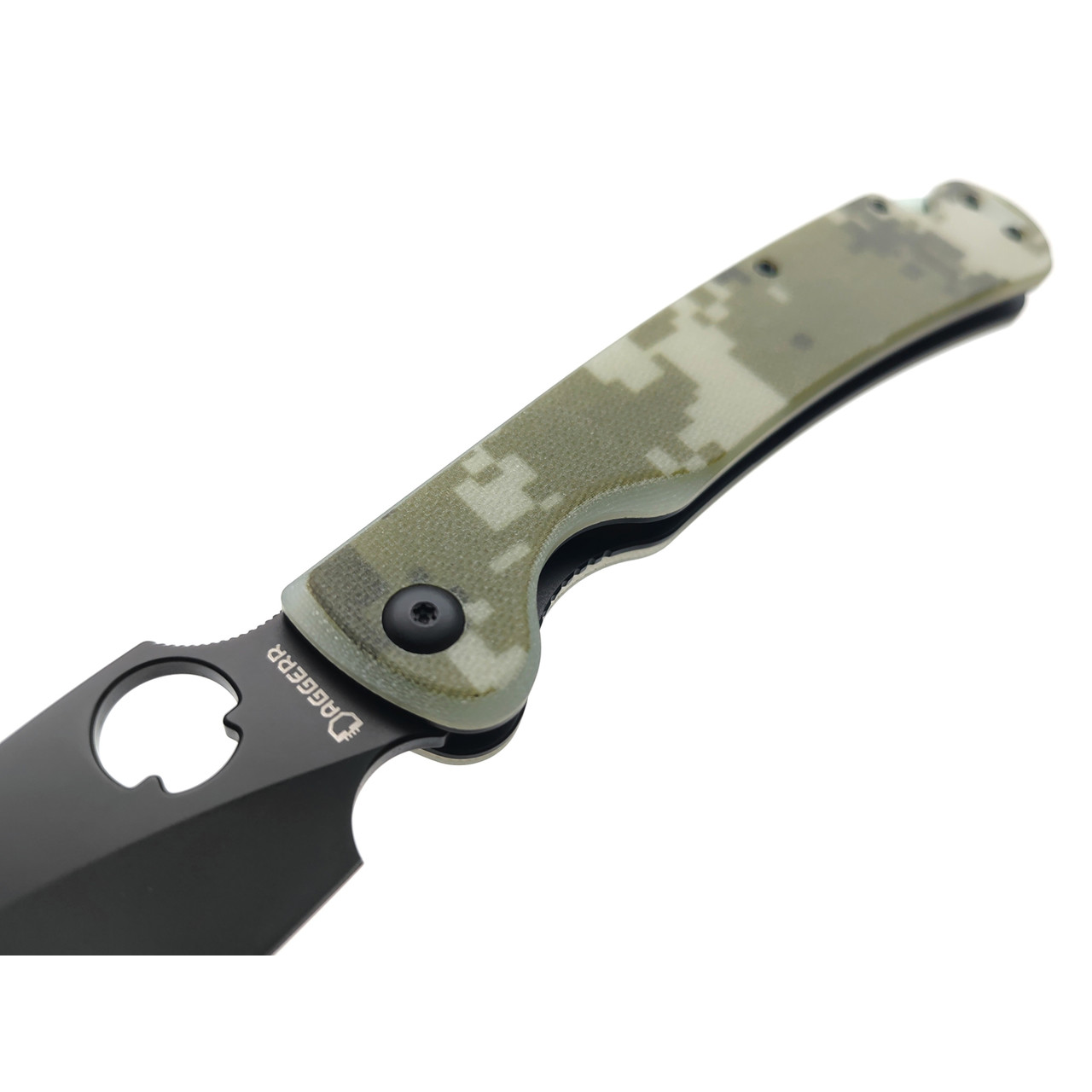 Daggerr нож Sting XL Camo BW сталь D2 DLC, рукоять G10 camo
