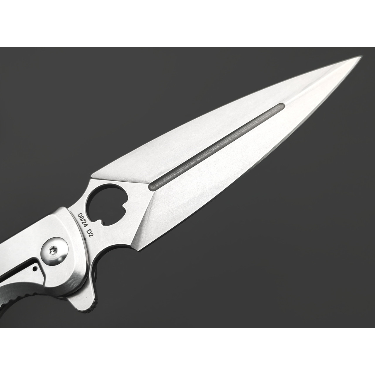 Daggerr нож Arrow Flipper frame lock SW сталь D2 стоунвош, рукоять Steel