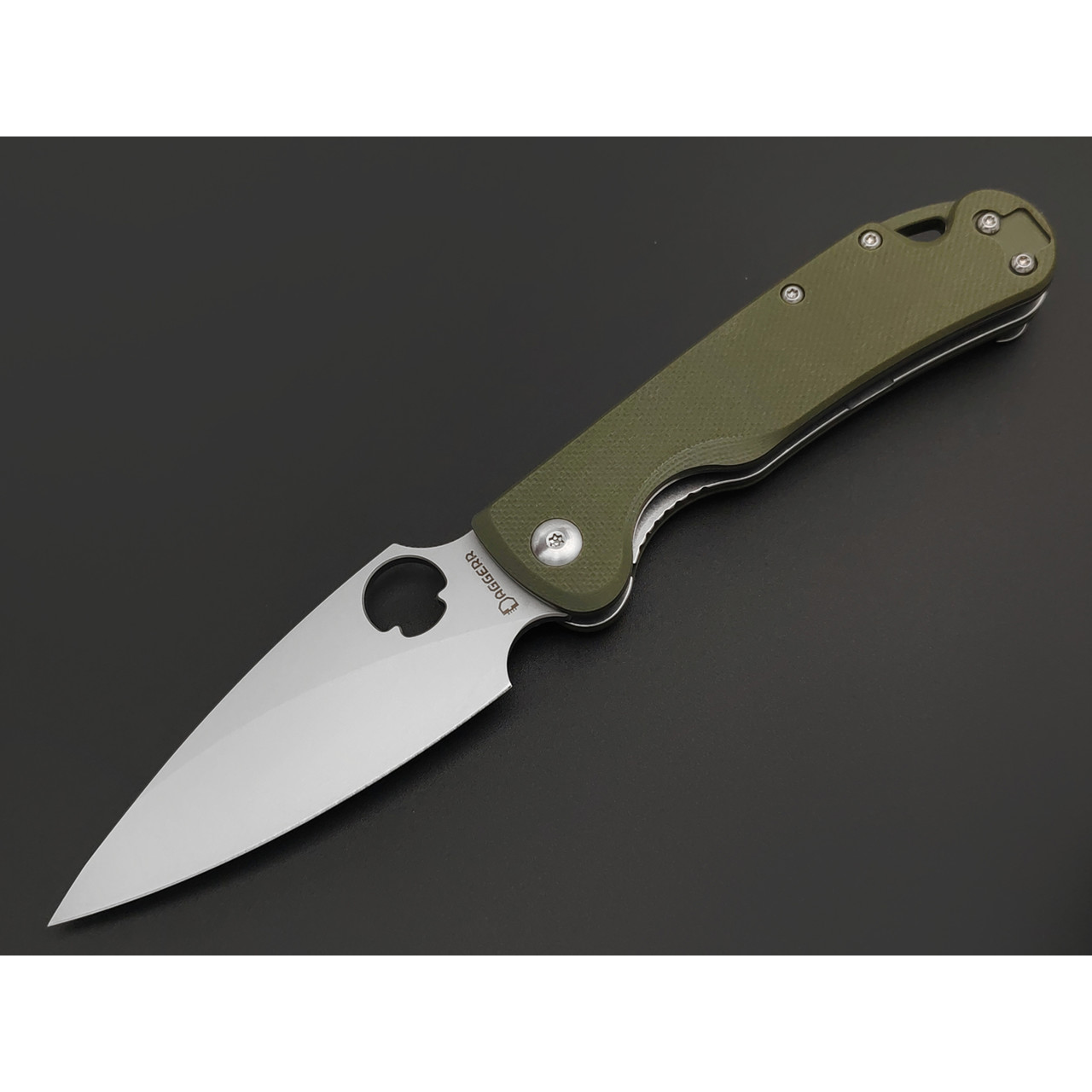 Daggerr нож Sting Mini Olive BB сталь VG-10 bead blast, рукоять G10 olive