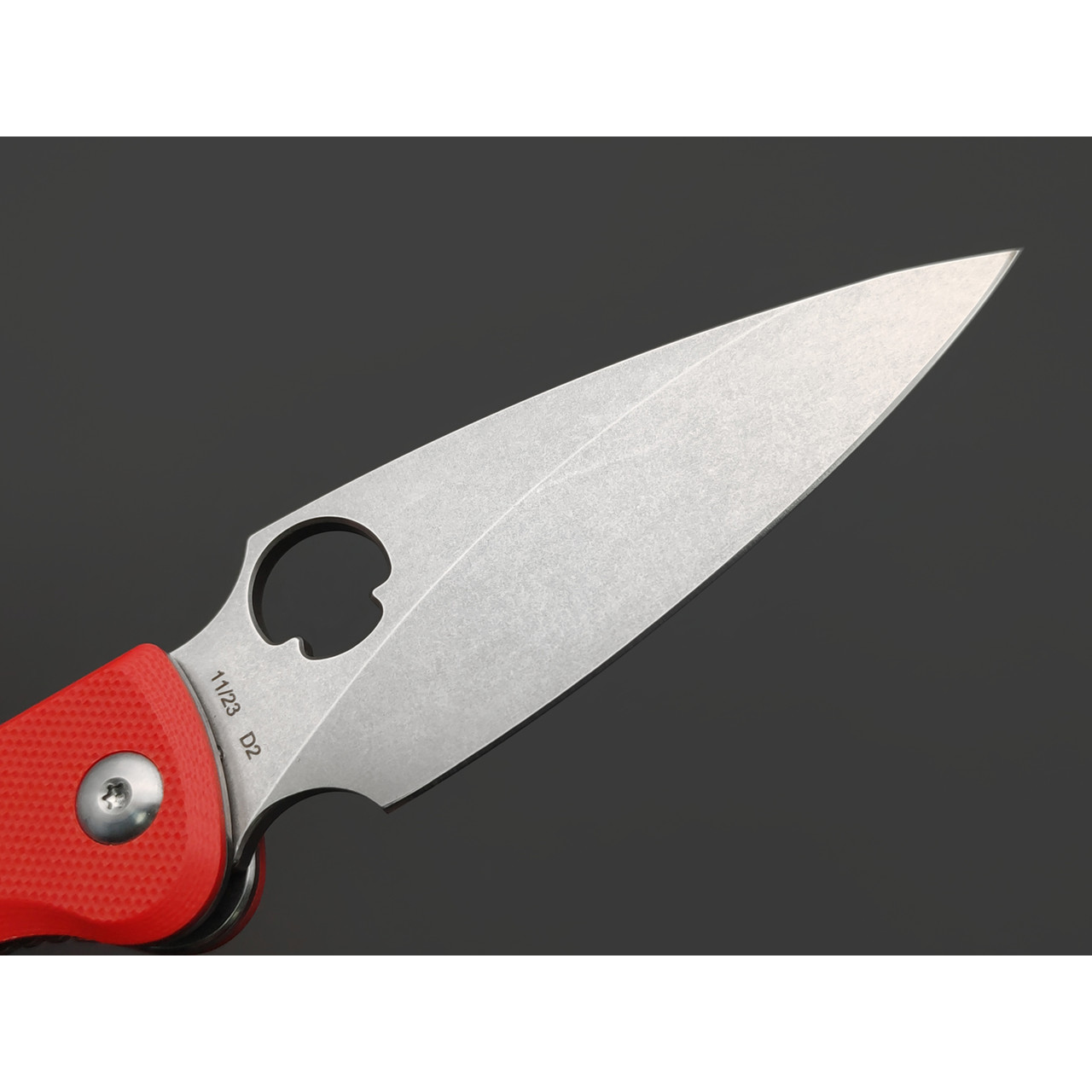 Daggerr нож Sting Mini Red SW сталь D2 стоунвош, рукоять G10 red