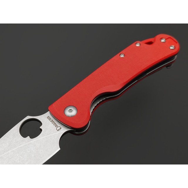 Daggerr нож Sting Mini Red SW сталь D2 стоунвош, рукоять G10 red