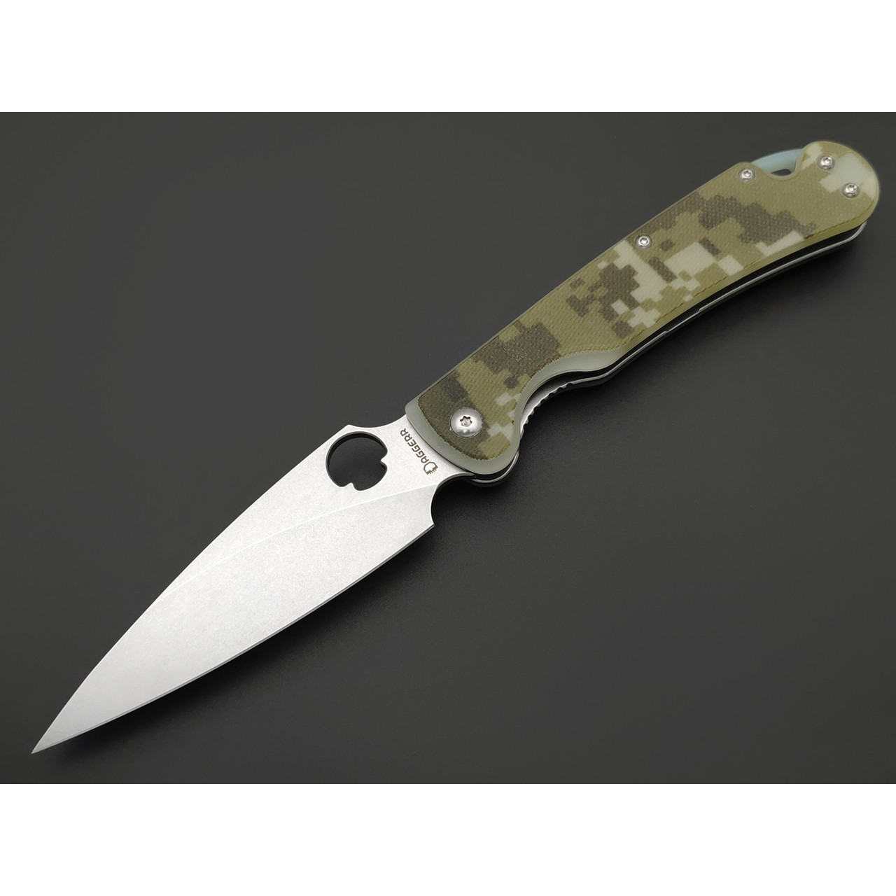 Daggerr нож Sting Mini Camo SW сталь D2 стоунвош, рукоять G10 camo