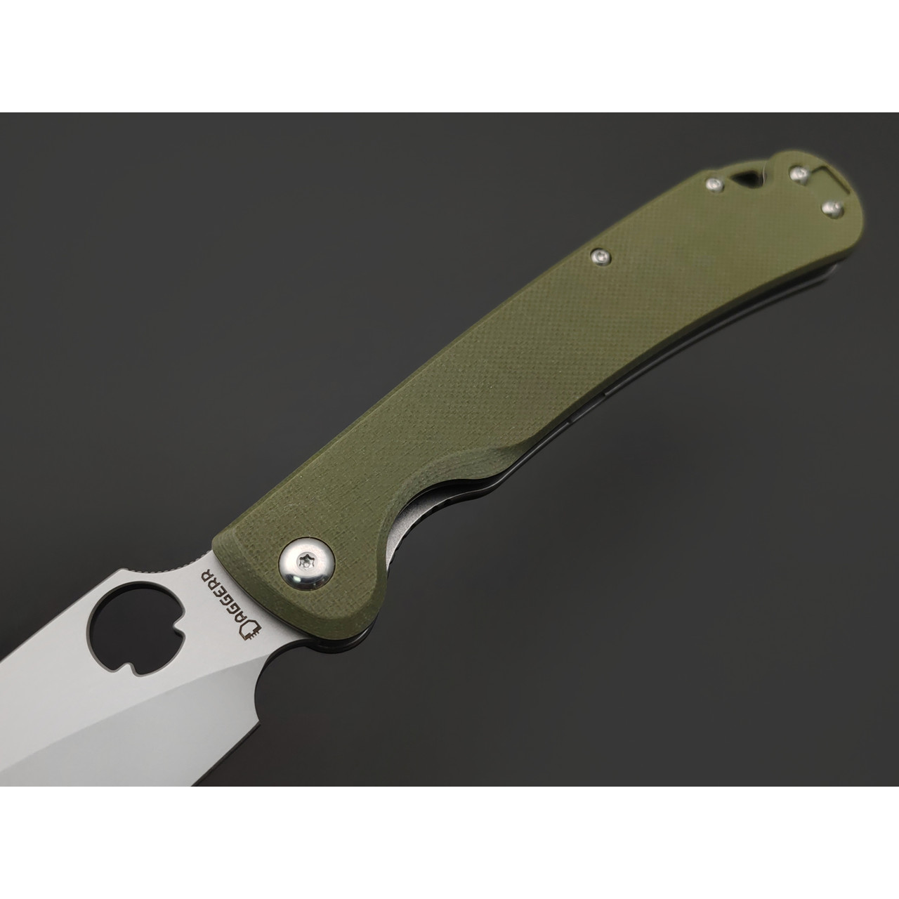 Daggerr нож Sting XL Olive BB сталь VG-10 bead blast, рукоять G10 olive