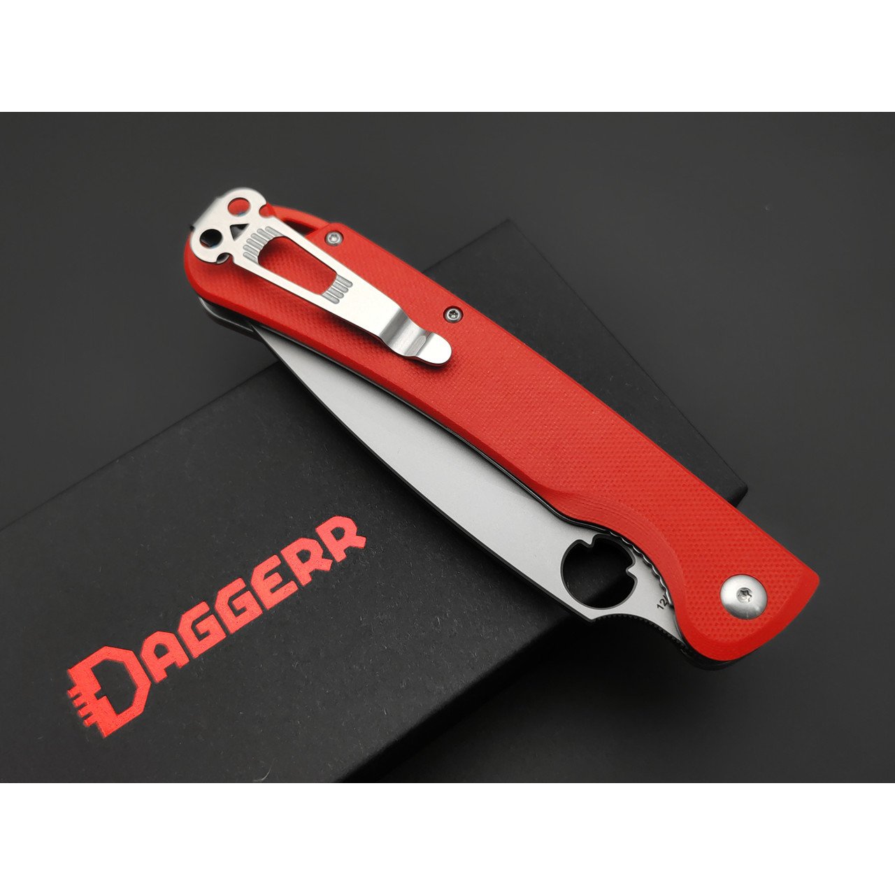 Daggerr нож Sting XL Red BB сталь VG-10 bead blast, рукоять G10 red