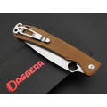 Daggerr нож Sting XL Coyote сталь D2 стоунвош, рукоять G10 coyote