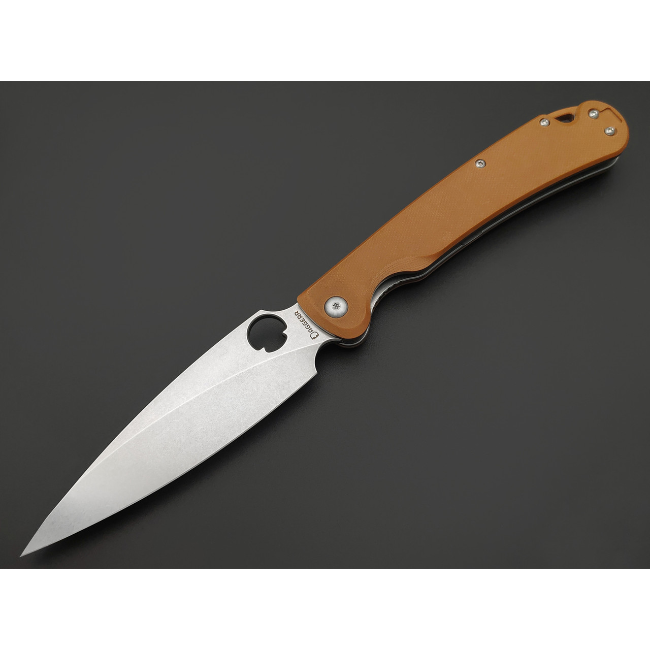 Daggerr нож Sting XL Coyote сталь D2 стоунвош, рукоять G10 coyote