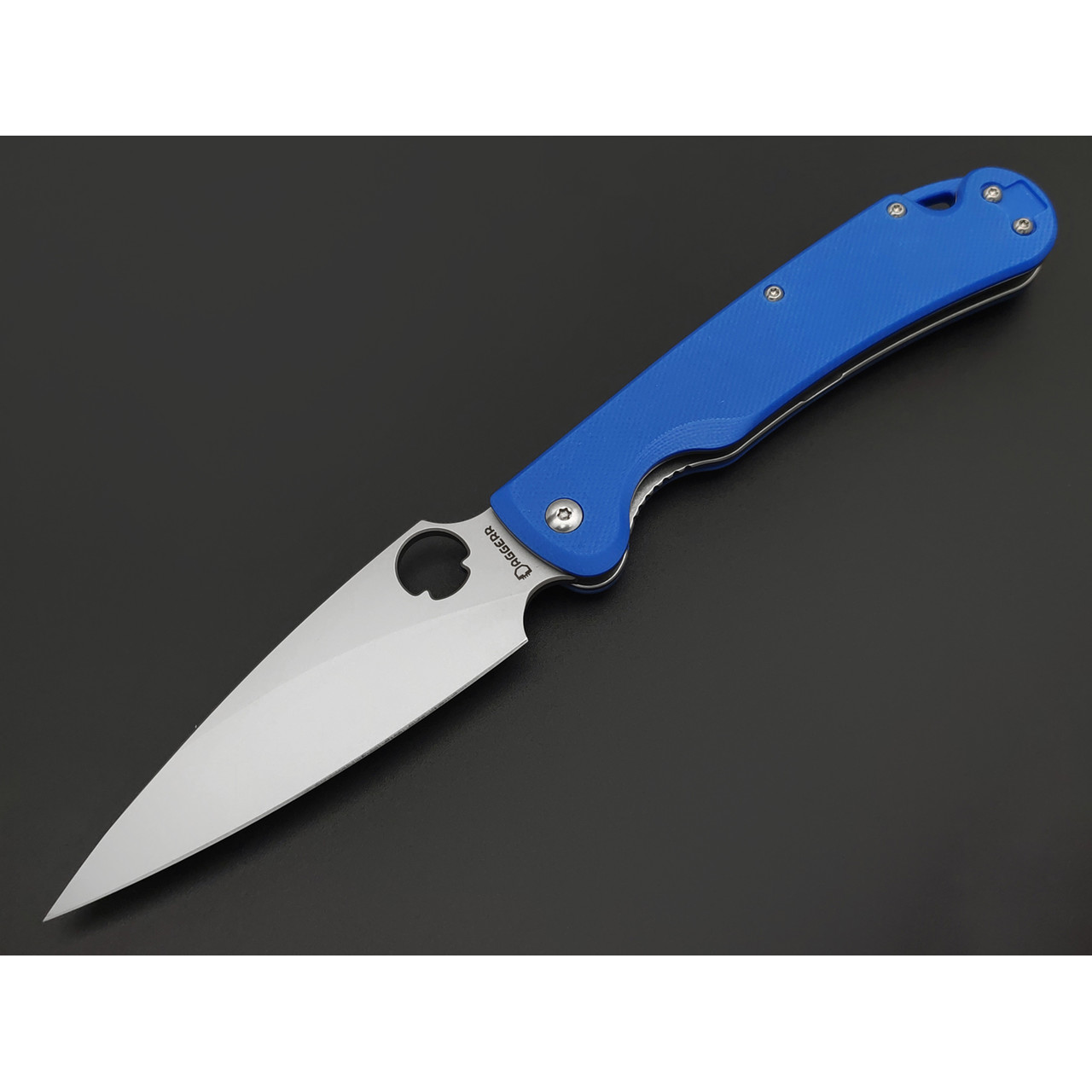 Daggerr нож Sting Blue BB сталь VG-10 bead blast, рукоять G10 blue