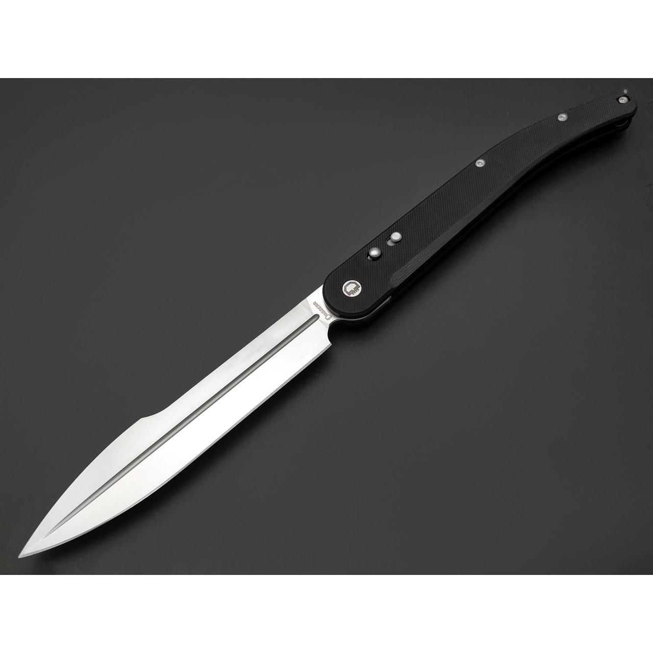 Daggerr нож Navaja De Combate сталь VG-10 satin, рукоять G10 black