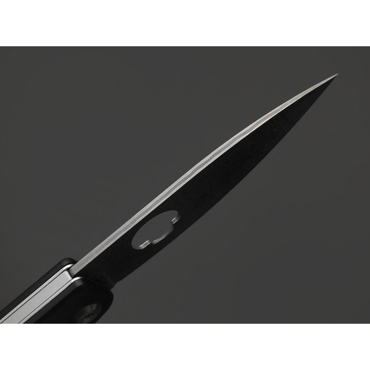 Daggerr нож сигарный Cigarknife сталь Дамаск, рукоять Карбон чёрный