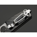 Daggerr нож сигарный Cigarknife сталь Дамаск, рукоять Карбон чёрный