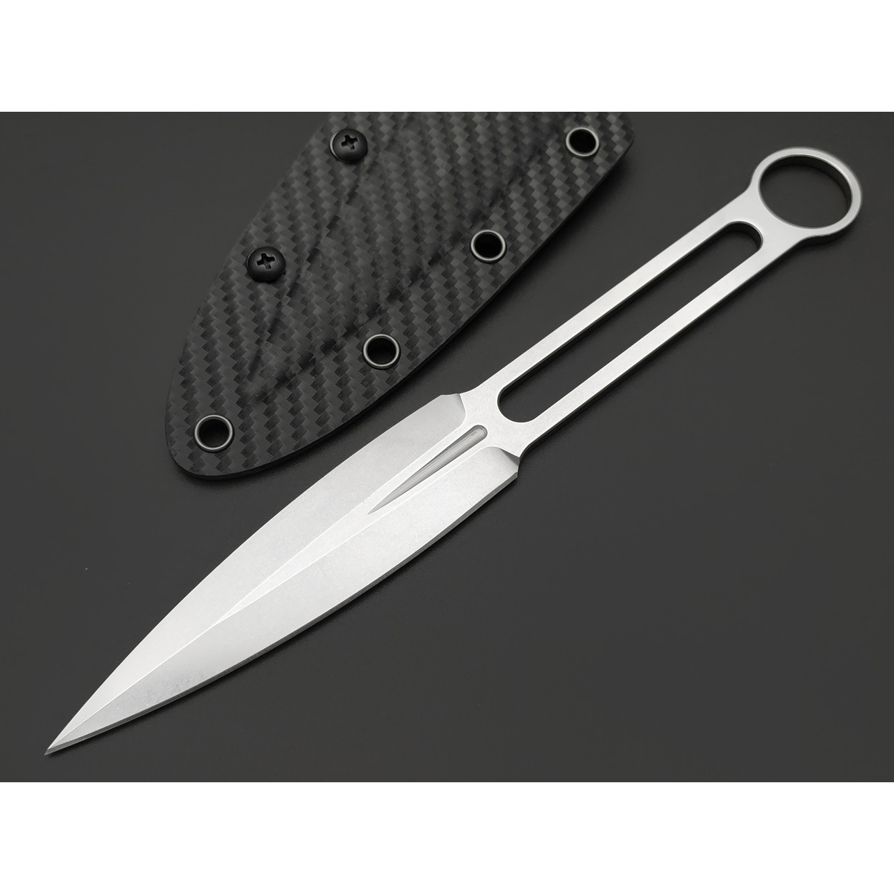 Daggerr нож DASK сталь 8Cr13MoV стоунвош, ножны Holstex black