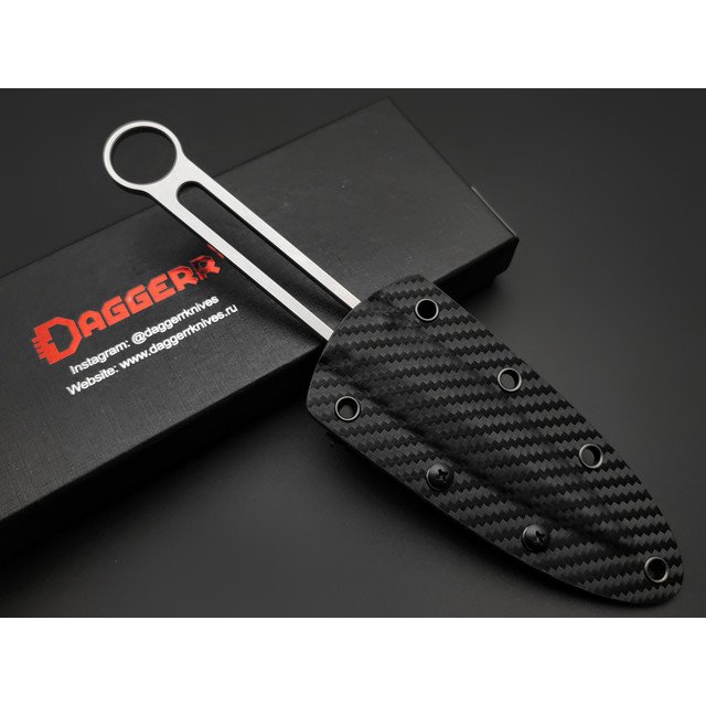Daggerr нож DASK сталь 8Cr13MoV стоунвош, ножны Holstex black