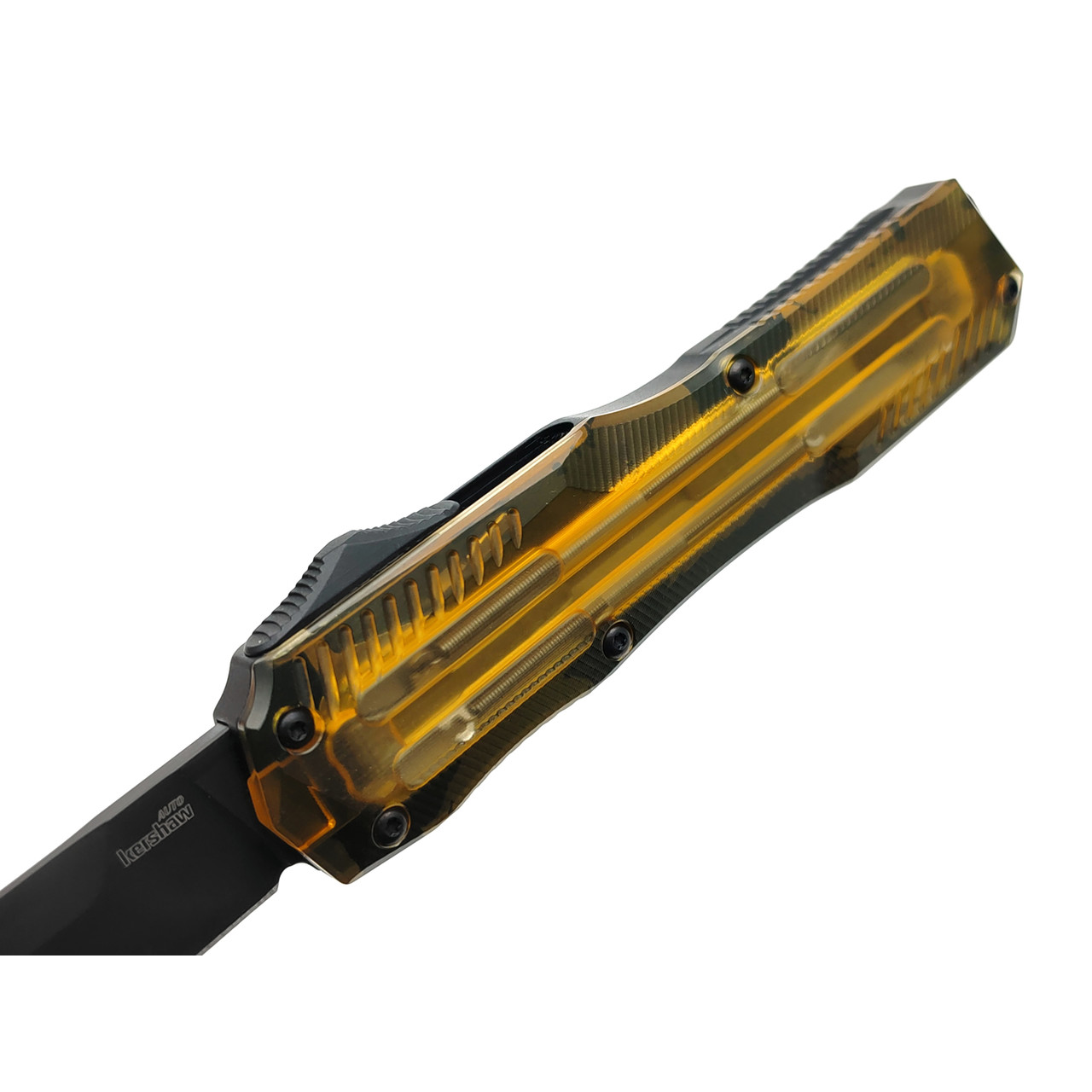 Kershaw складной автоматический нож Livewire 9000ULTEM сталь CPM Magnacut, рукоять Aluminum, Ultem