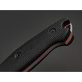 Град Горький нож Охотник сталь Aus-10Co satin, рукоять G10 black & red Град Горький нож Охотник сталь Aus-10Co satin, рукоять G10 black & red