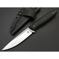 Град Горький нож Оса сталь Aus-10Co satin, рукоять G10 black & red