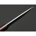 Град Горький нож Оса сталь Aus-10Co satin, рукоять G10 black & red