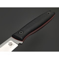 Град Горький нож Оса сталь Aus-10Co satin, рукоять G10 black & red