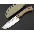 Град Горький нож Райбек №2 сталь Elmax satin, рукоять G10 tan & black Град Горький нож Райбек №2 сталь Elmax satin, рукоять G10 tan & black
