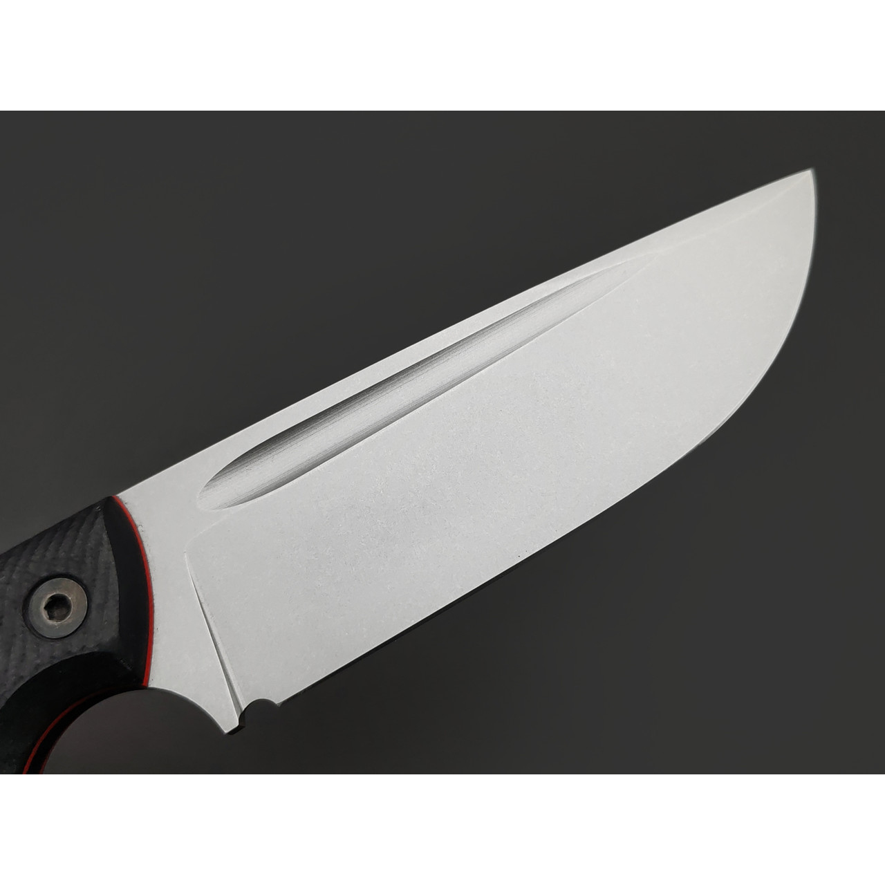 Град Горький нож Райбек №1 сталь VG-10 стоунвош, рукоять G10 black & red