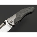 TuoTown складной нож Uro TUR-MKC сталь TMAX satin, рукоять Carbon fiber, Titanium TC4 grey TuoTown складной нож Uro TUR-MKC сталь TMAX satin, рукоять Carbon fiber, Titanium TC4 grey