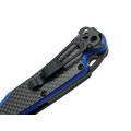 Daggerr нож Arrow X-Lock CF сталь D2 DLC, рукоять Карбон, G10 синий