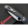 Daggerr нож Arrow X-Lock CF BB сталь VG-10 бб, рукоять Карбон, G10 синий