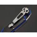 Daggerr нож Sting X-Lock CF BB сталь VG-10 бб, рукоять Карбон, G10 синий