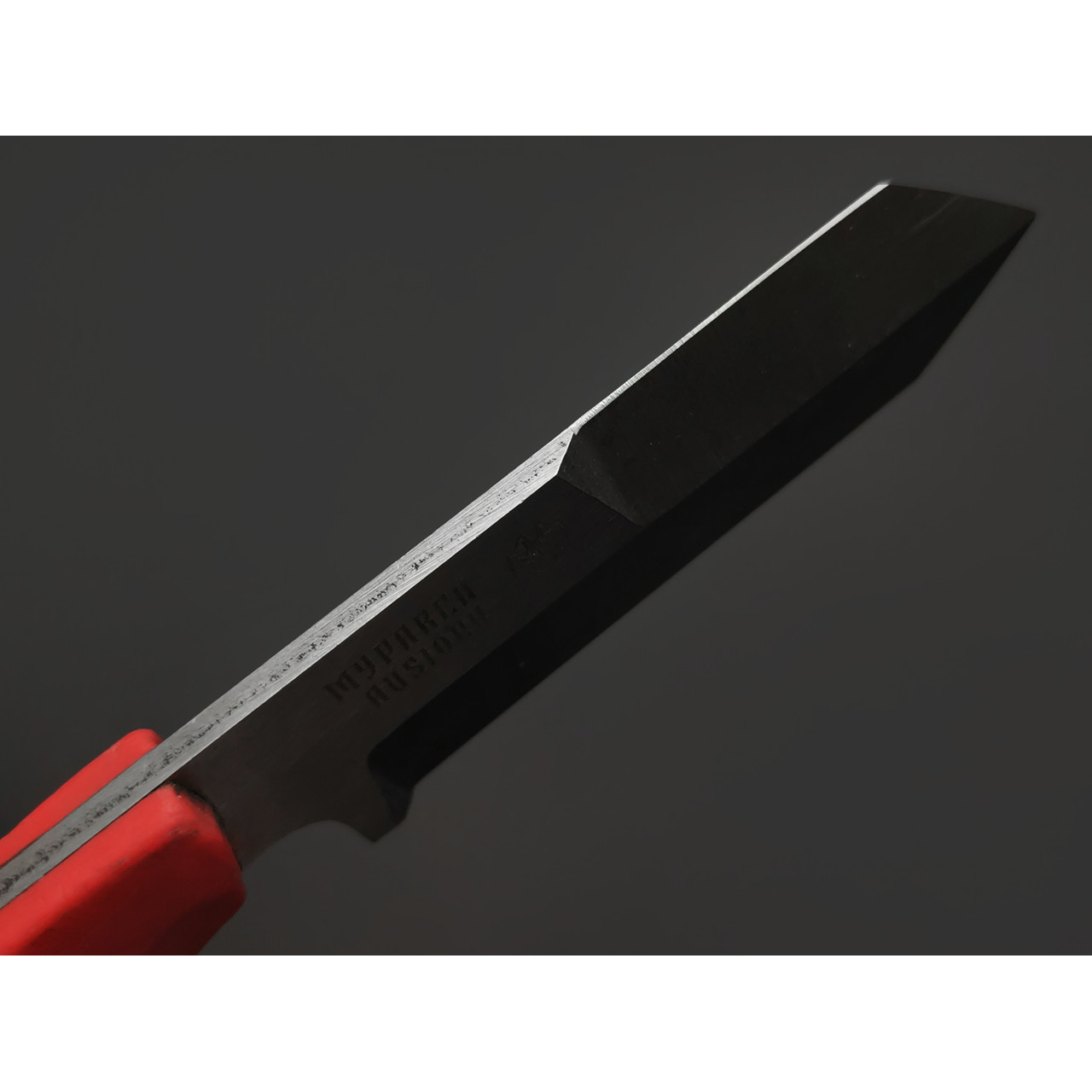 Мастерская Муравей нож Муравей сталь Aus-10Co, рукоять Durostone red, латунь
