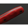 Мастерская Муравей нож Муравей сталь Aus-10Co, рукоять Durostone red, латунь