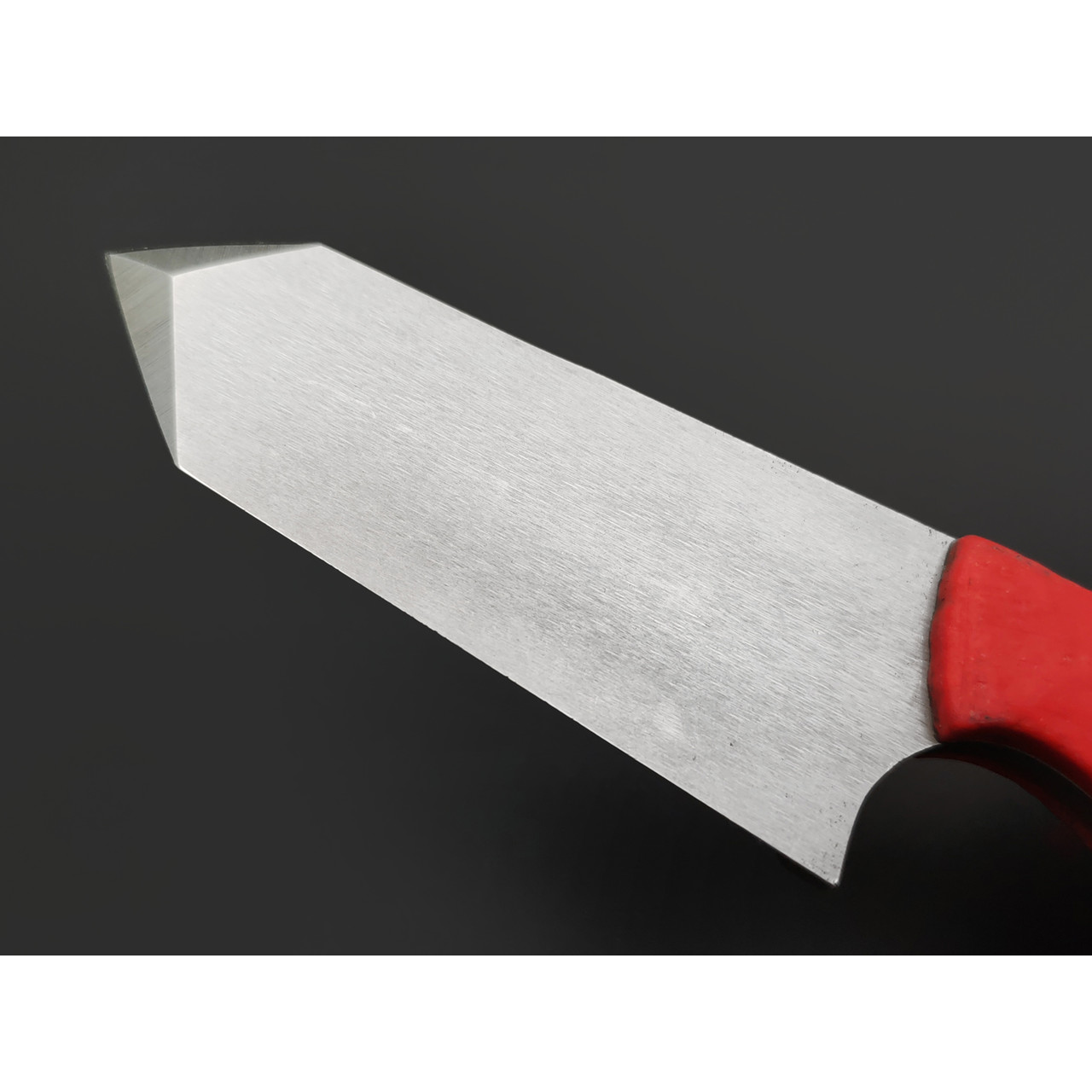 Мастерская Муравей нож Жало 95 мм сталь Х12МФ, рукоять Durostone red, латунь
