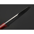 Мастерская Муравей нож Жало 120 мм сталь Х12МФ, рукоять Durostone red, латунь