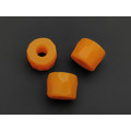 DwarfCustom бусина Гранёная с люминофором orange