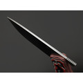Андрей Кулаков фрикционный нож KUL0172 сталь K110 satin, рукоять G10 black-red & white